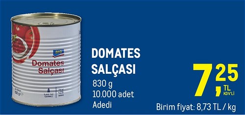 Aro Domates Salçası 830 g image