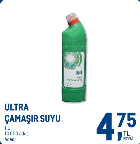 Aro Ultra Çamaşır Suyu 1 L image