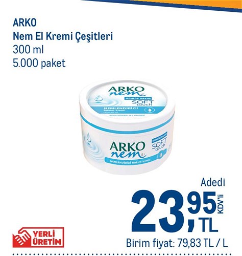 Arko Nem El Kremi Çeşitleri 300 ml image