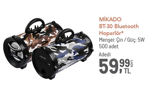 Mikado BT-30 Bluetooth Hoparlör image