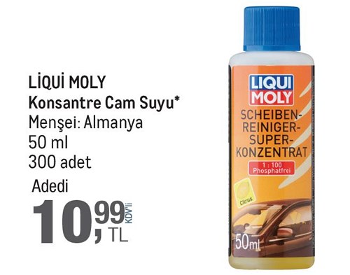 Liqui Moly Konsantre Cam Suyu 50 ml image