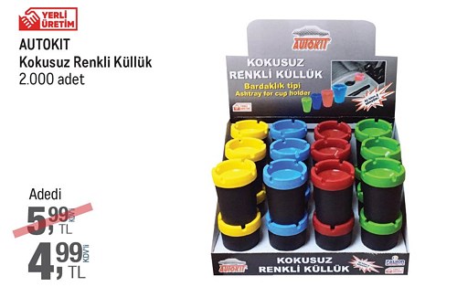 Autokit Kokusuz Renkli Küllük image