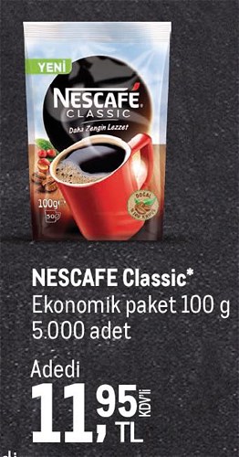Nescafe Classic Ekonomik Paket 100 g image