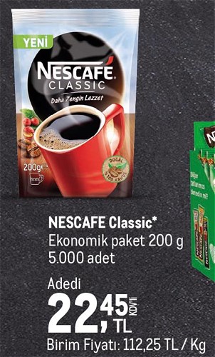 Nescafe Classic Ekonomik Paket 200 g image
