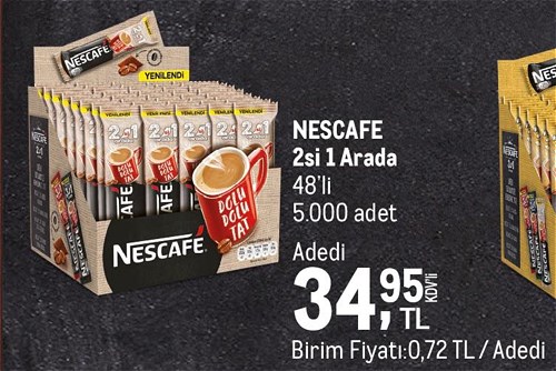 Nescafe 2si 1 Arada 48'li image