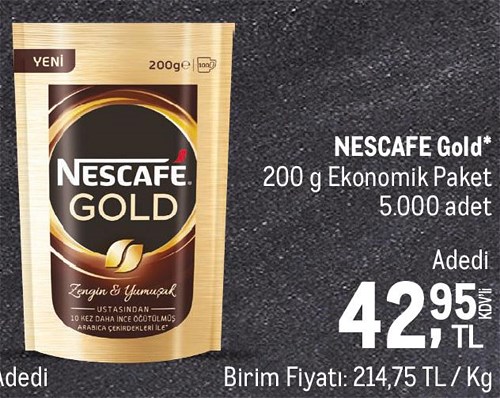 Nescafe Gold 200 g Ekonomik Paket image