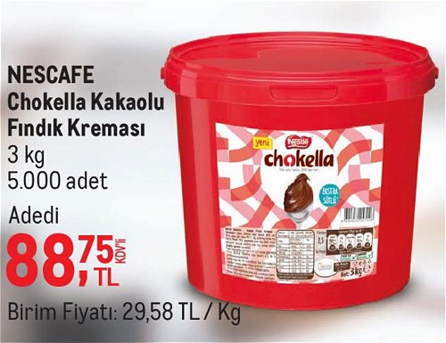 Nescafe Chokella kakaolu Fındık Kreması 3 kg image