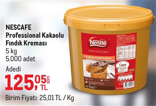 Nescafe Professional Kakaolu Fındık Kreması 5 kg image