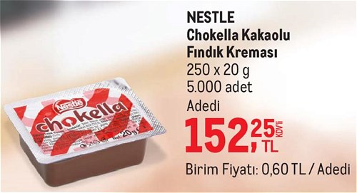 Nestle Chokella Kakaolu Fındık Kreması 250x20 g image