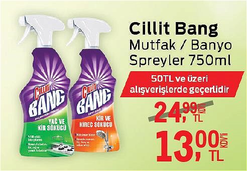 Cillit Bang Mutfak/Banyo Spreyler 750 ml image