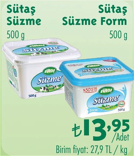 Sütaş Süzme 500 g / Sütaş Süzme Form 500 g image