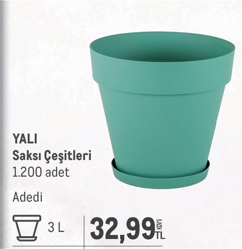 Yalı Saksı Çeşitleri 3 L image