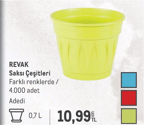 Revak Saksı Çeşitleri 0,7 L image