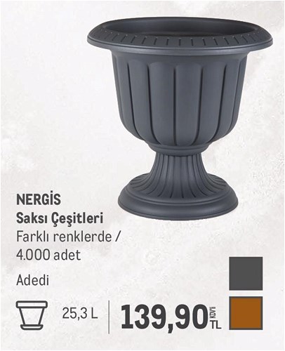 Nergis Saksı Çeşitleri 25,3 L image