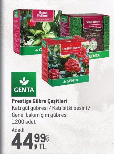 Genta Prestige Gübre Çeşitleri image