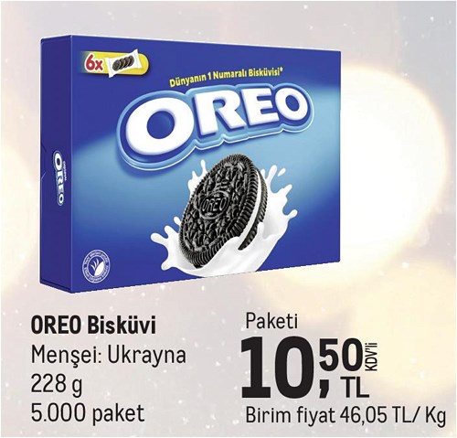 Oreo Bisküvi 228 g image