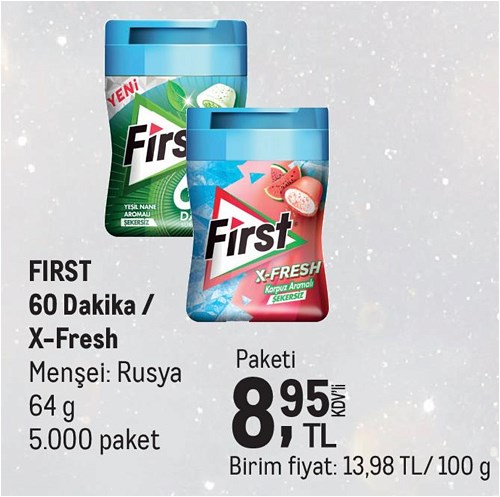 First 60 Dakika/X-Fresh 64 g image