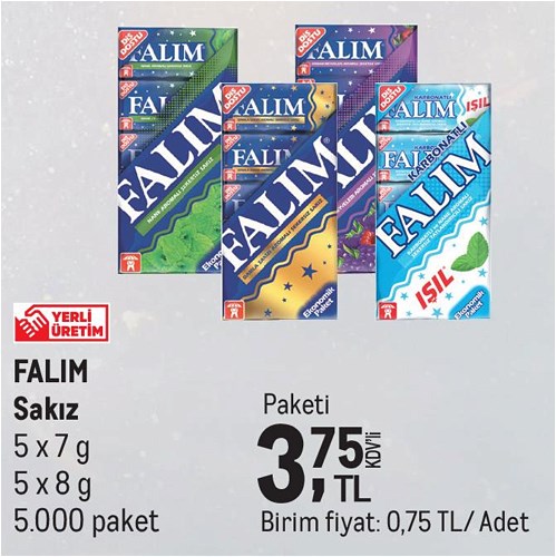 Falım Sakız 5x7 g/5x8 g image