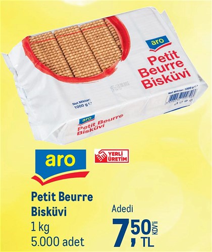 Aro Petit Beurre Bisküvi 1 kg image