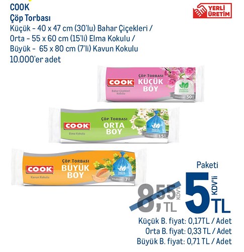 Cook Çöp Torbası Çeşitleri image