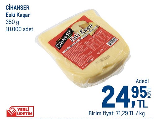 Cihanser Eski Kaşar 350 g image