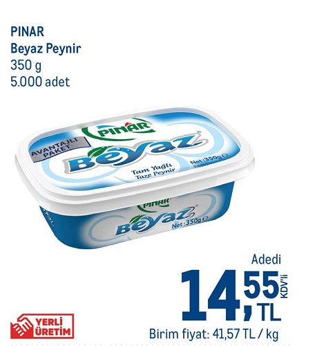 Pınar Beyaz Peynir 350 g image