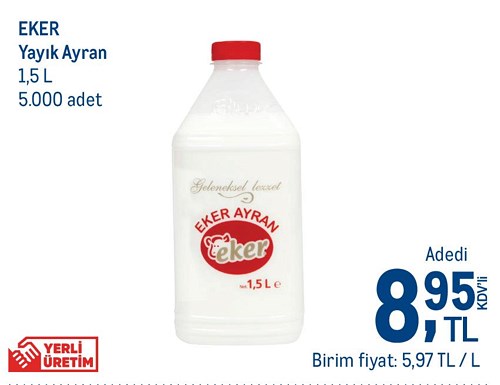 Eker Ayran 1,5 L image