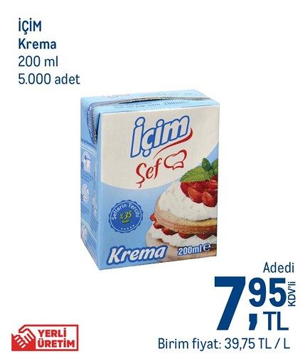 İçim Krema 200 ml image