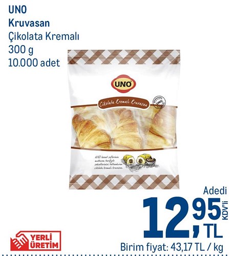 Uno Kruvasan Çikolata Kremalı 300 g image