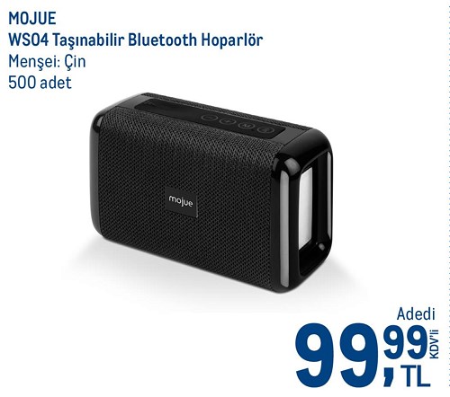 Mojue WS04 Taşınabilir Bluetooth Hoparlör image