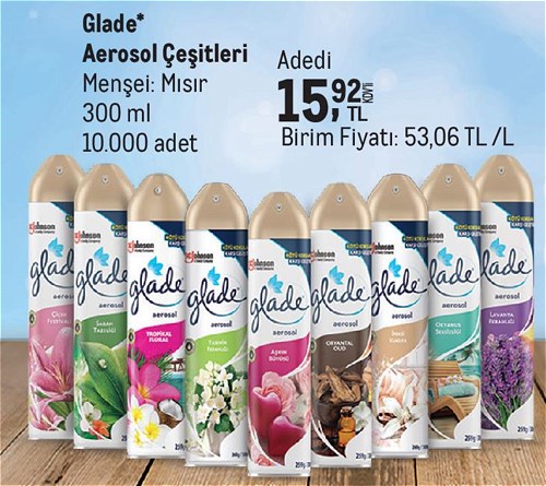 Glade Aerosol Çeşitleri 300 ml image