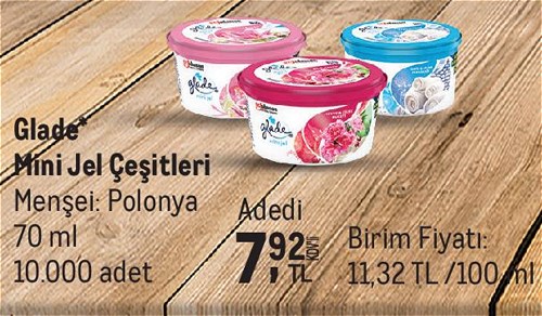 Glade Mini Jel Çeşitleri 70 ml image