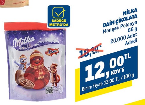 Milka Daim Çikolata 86 g image
