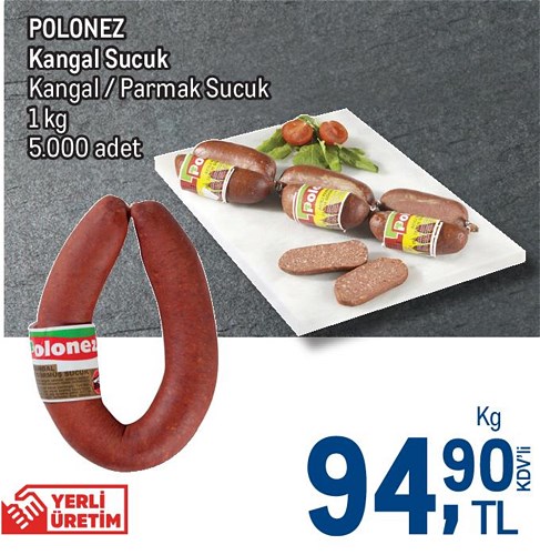 Polonez Kangal/Parmak Sucuk 1 kg image