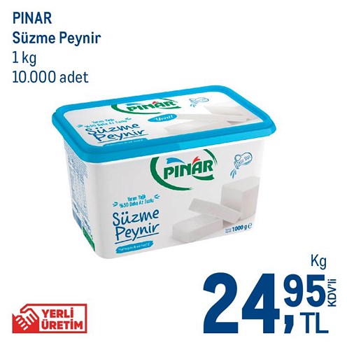 Pınar Süzme Peynir 1 kg image