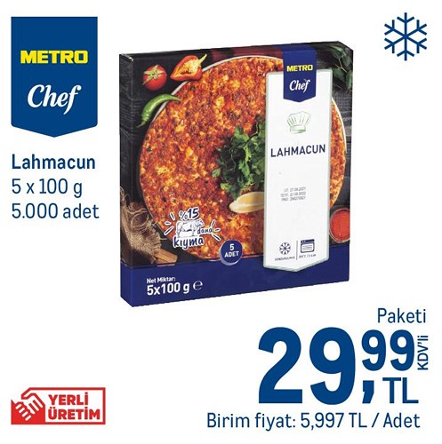 Metro Chef Lahmacun 5x100 g image
