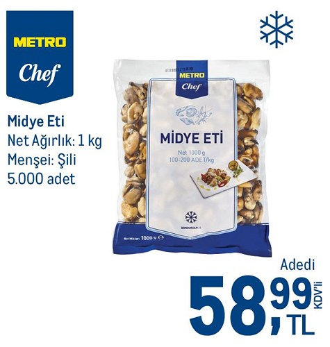 Metro Chef Midye Eti 1 kg image