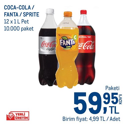 Coca Cola/Fanta/Sprite 12x1 L Pet image