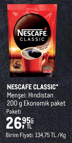 Nescafe Classic 200 g Ekonomik Paket image