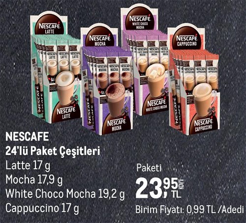 Nescafe 24'lü Paket Çeşitleri image