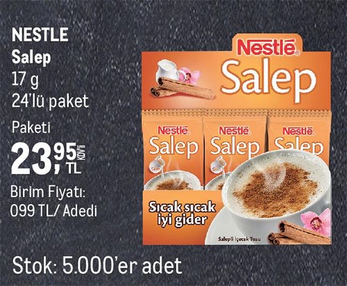 Nestle Salep 17 g 24'lü Paket image