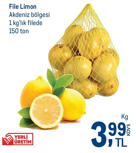 File Limon 1 kg'lık Filede Kg image