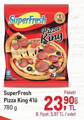 SuperFresh Pizza King 4'lü 780 g image