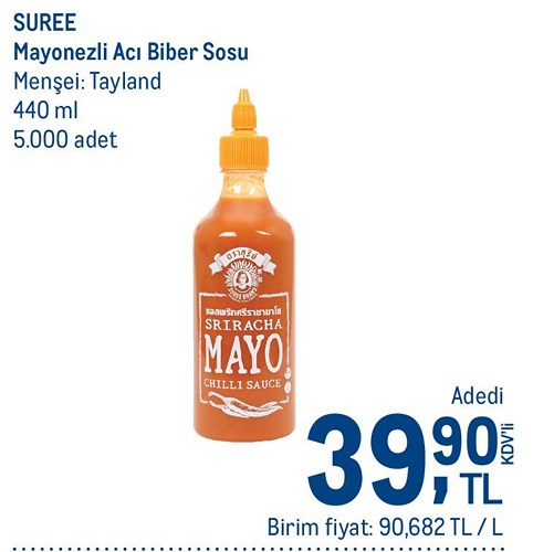 Suree Mayonezli Acı Biber Sosu 440 ml image