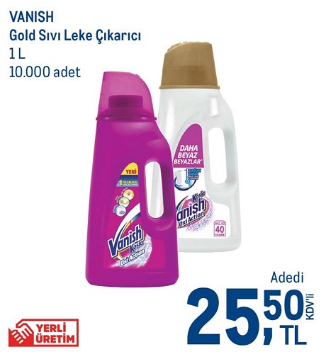 Vanish Gold Sıvı Leke Çıkarıcı 1 L image