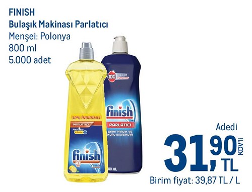 Finish Bulaşık Makinası Parlatıcı 800 ml image