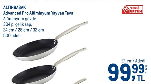 Altınbaşak Advanced Pro Alüminyum Yayvan Tava 24 cm image