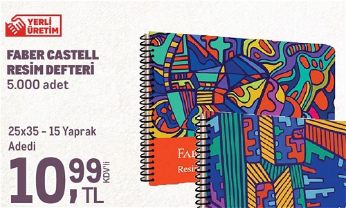 Faber Castell Resim Defteri 25x35 image