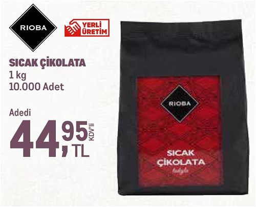 Rioba Sıcak Çikolata 1 kg image