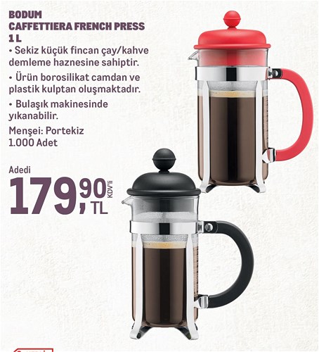 Bodum Caffettiera French Press 1 l image